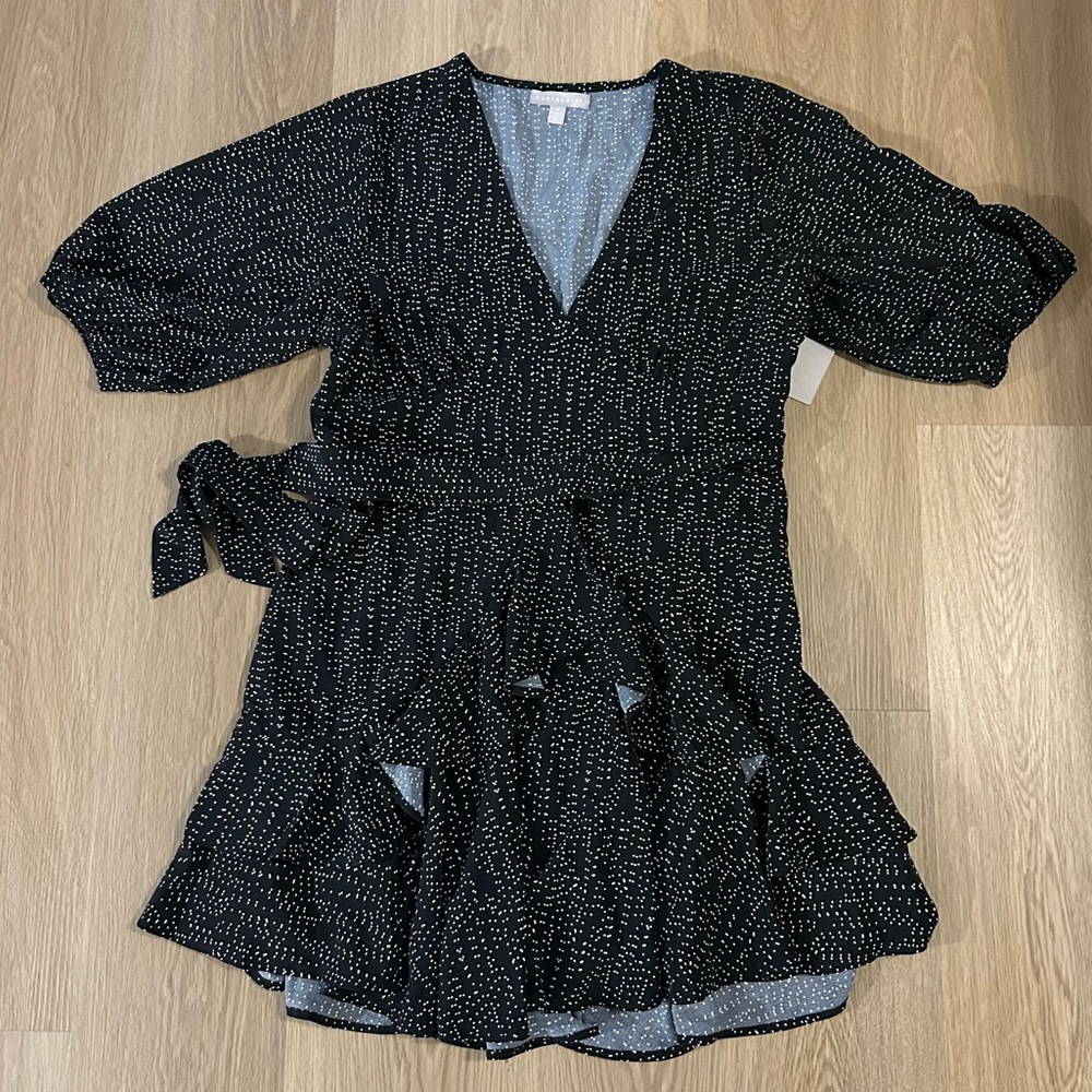 Chelsea28 Mini Abstract Polka Dot dress